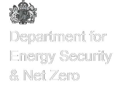 Department for Energy Security and Net Zero logo